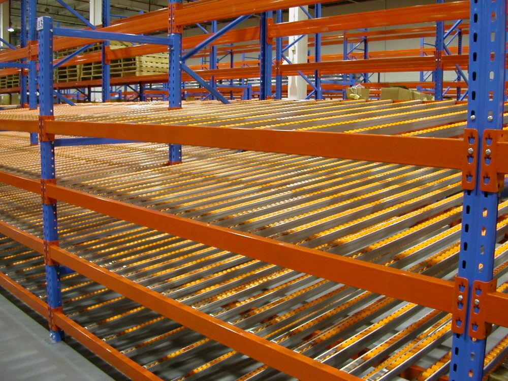 What do carton flow racks work?